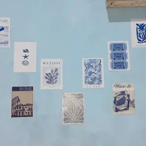 Poster Dinding Aesthetic Wall Decor Postcard A6 [ISI 10 LEMBAR]