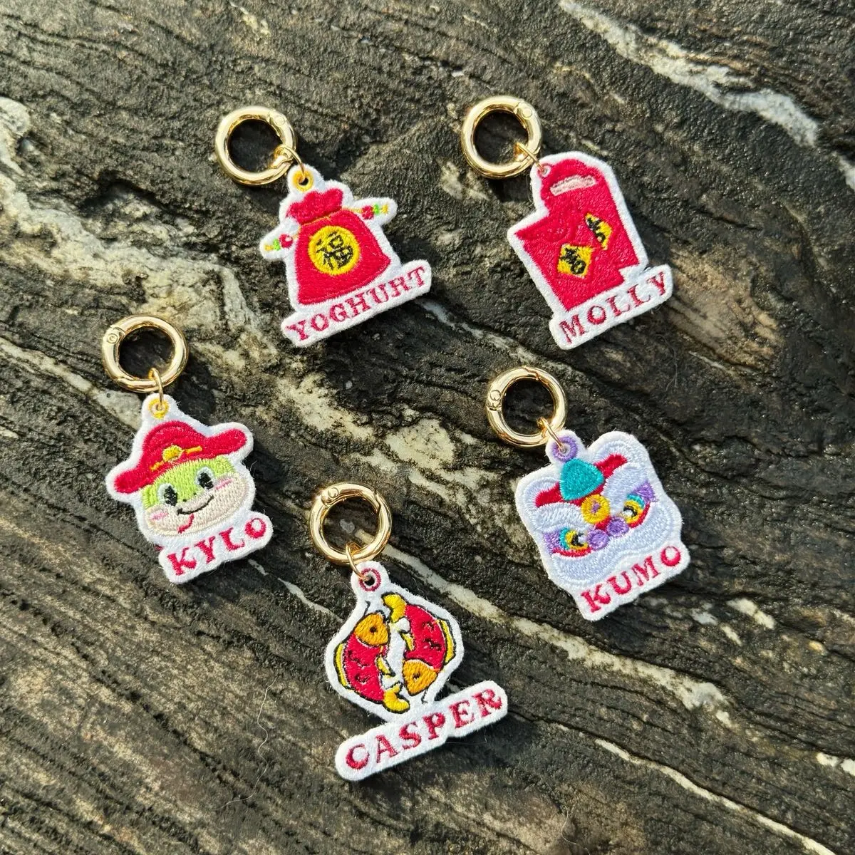 Pet ID Tags / CNY Tags / Felt Embroidery Tags / Dog Tags / Cat Tags / CNY Accessories