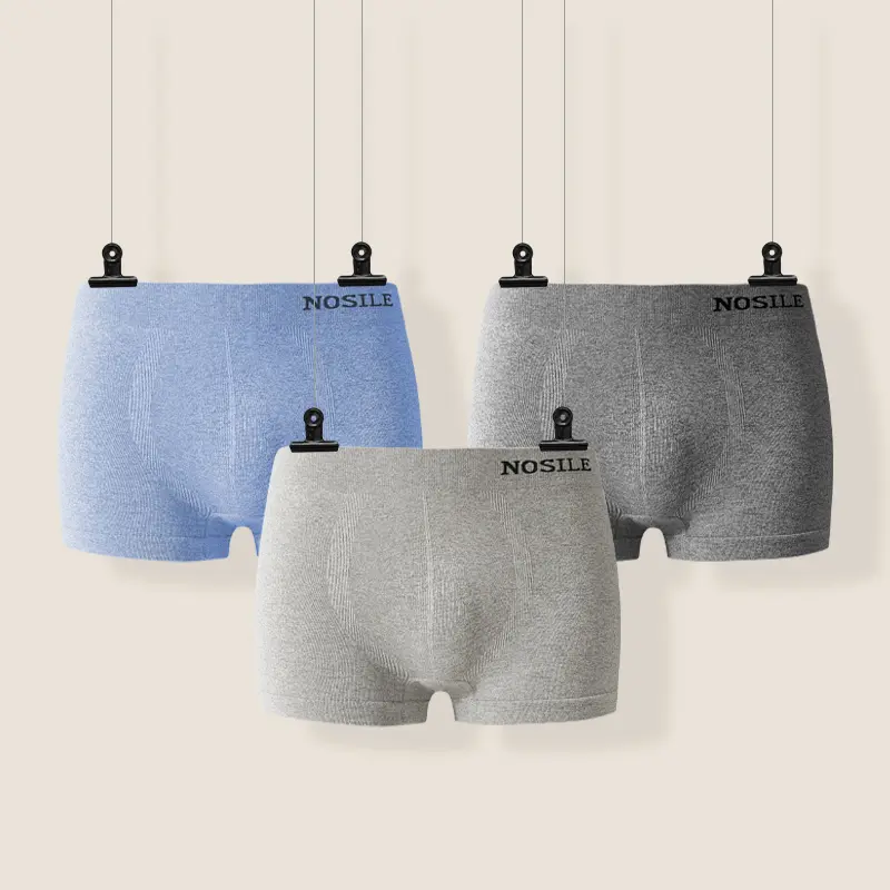 ISI 3PCS Nosile Underwear Seamless | Celana dalam boxer pria One Size