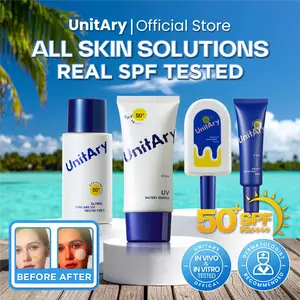 UNITARY Sunscreen All Skin Solutions SPF50 PA++++ | Untuk Kulit Kombinasi,Berminyak,Kering,Sensitif | Wajah&TubuhHypoallergenic,Kontrol Minyak,Waterproof