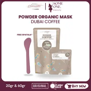 [TERMURAH] PINKROULETTE COFFEE DUBAI Wash Off Mask 20gr & 60gr - Mengontrol minyak berlebih TERMURAH BPOM
