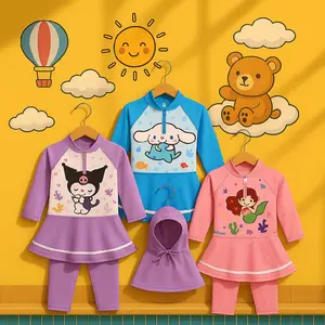 MilAquila stelan anak baju renang panjang lucu