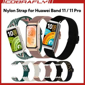Elastic Nylon Strap for Huawei Band 11 Huawei Band 11 Pro Nylon Buckle for Huawei Band 11/11Pro Nylon strap