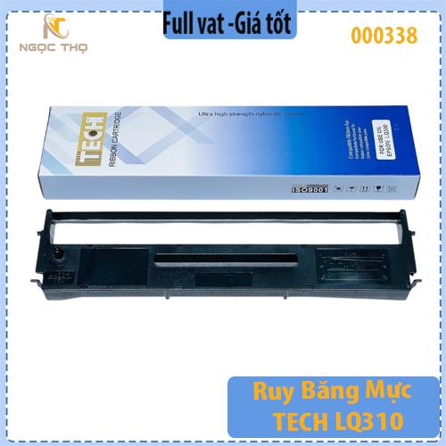 Ribbon Băng Mực máy in kim sử dụng cho máy LQ310 / LQ-310 / LX-310 – Kích Thước 12.7mm x 14m – Màu Đen – Chính Hiệu TECH