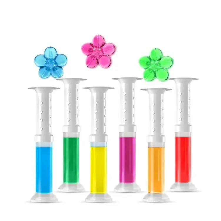 (Bundle of 6) NO BOX *Korean Toilet Fragrance Flower Gel/ Deodorant Gel/Anti-Bacterial /Anti Odor Household