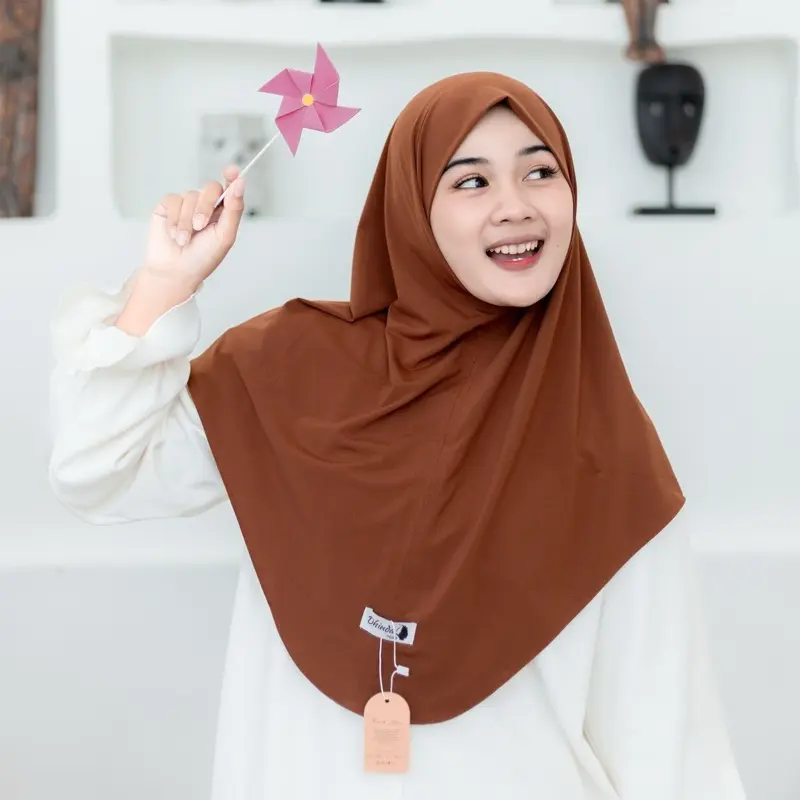 Dhinda Hijab - Bergo Non Pet Antem Size M Jersey Ity [Beli Lokal]