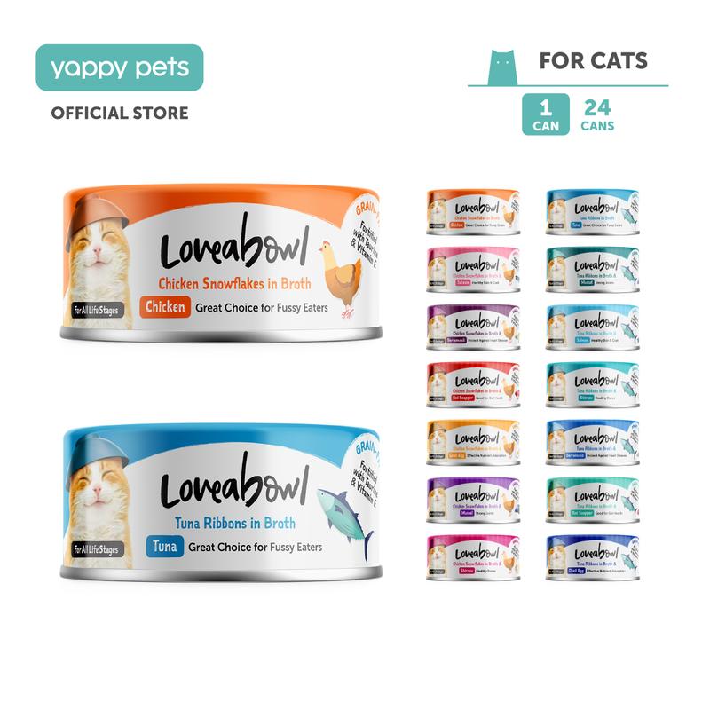 Loveabowl Chicken & Tuna in Broth Wet Cat Food 70g
