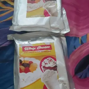 WHIP CREAM TOPPING PREMIUM 250GR / BUBUK WHIP CREAM 250GR / WHIPPED CREAM POWDER / WHIPPING CREAM 250GR