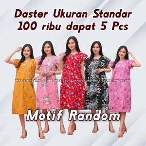 Daster 100rb Dapat 5 Pcs Termurah | Daster Murah 100rb Dapat 5 | Daster Kekinian 100 Dapat 5 Pcs | Paket Daster 100ribu Dapat 5 | Paket Usaha Daster 100ribu Dapat 5 Motif Kancing Katun Pendek