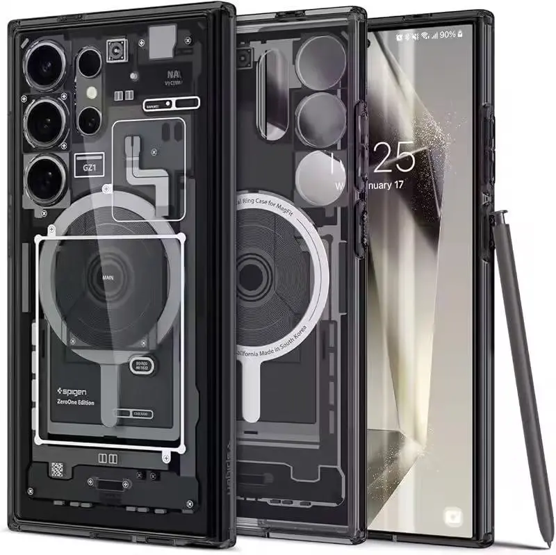 Ốp Điện Thoại Công Nghệ Spigen, Dành Cho Samsung Galaxy S25 Ultra, Galaxy S24 Plus Và Galaxy S23 Super, Silicon Cấp Quân đội Từ Tính, Chống Thấm Nước Và Chống Bụi, Ốp Bảo Vệ Chống Rơi Phone