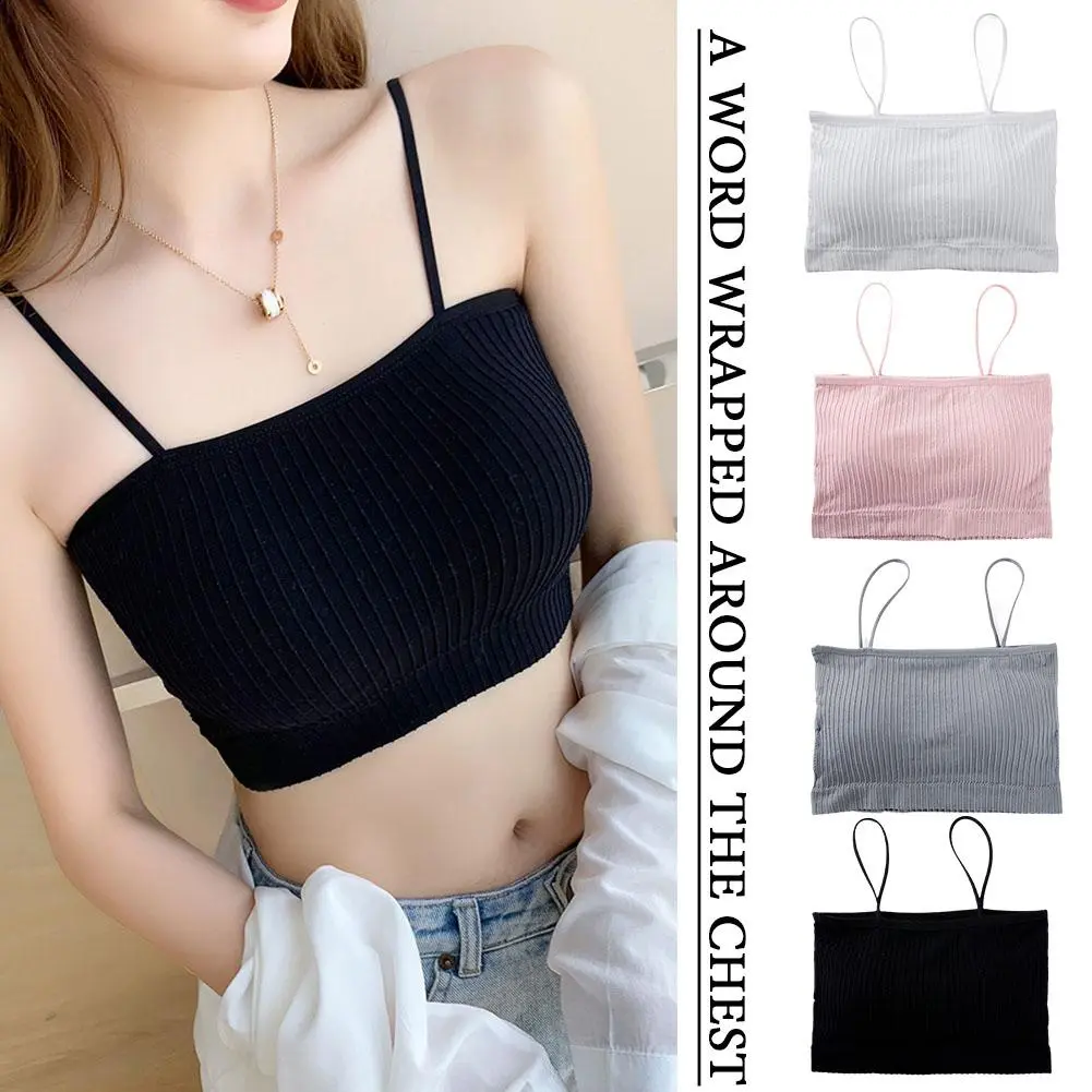 1pcs Female Bust Wrap No Steel Ring Girl Versatile Vest Adjustable Bottom Layer Underwear Soft And Comfortable