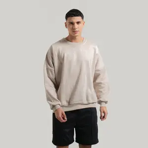 HODISO - Crewneck Basic Sweater Oversized Polos