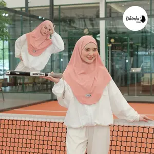 Dhinda Hijab - Bergo Non Pet Antem Size M Jersey Ity Nyaman