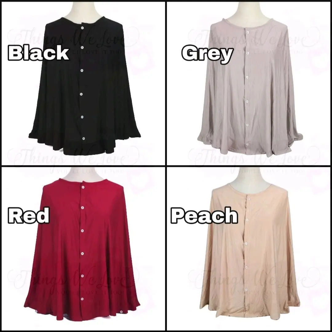 [SG SELLER] Nursing Shawl (Type H) Breastfeeding Cover Stroller Car Seat Cot Comfortable Breathable Light Weight