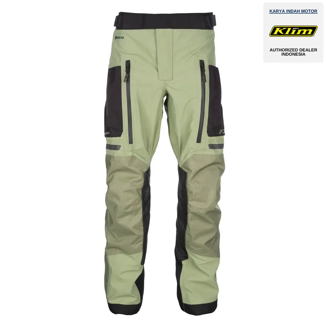 KLIM Carlsbad Pant Oil Green Adventure Riding GORE-TEX Waterproof CE Level 2 Touring Original