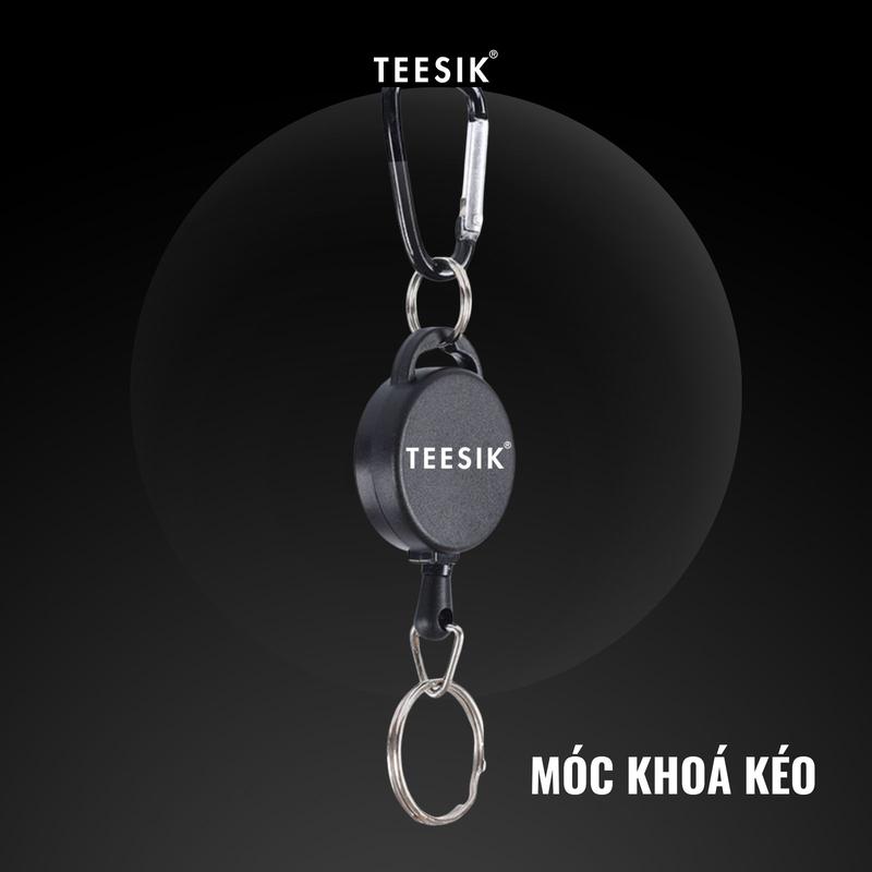 Móc khóa kéo TEE SIK dây đeo móc khóa có thể kéo dài cực độc đáo Móc Chìa Khoá Móc Khoá MK2 Women Nữ