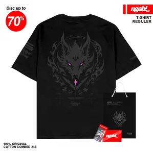 (Gratis Stiker,Paperbag) Ngab Kaos Baju Distro Sylent Instinct V.2  Reflective Rainbow NB244 Unisex Pria Wanita Cotton Combed 24s Plastisol