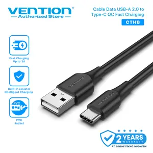 Vention Kabel Data Usb Type-C Fast Charging Quick Charge Android