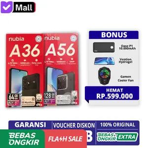[ DIGITECH ] Nubia A56 4/128GB Garansi Resmi Indonesia | Nubia A36 4/64GB - [ Alternatif Poco C85 / Redmi A5 / Samsung A07 ]