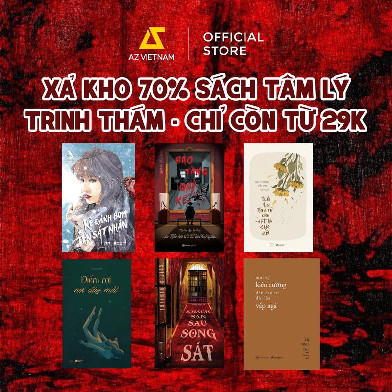 Xả kho 70% Sách Tâm lý Trinh thám  - Chỉ còn từ  29k