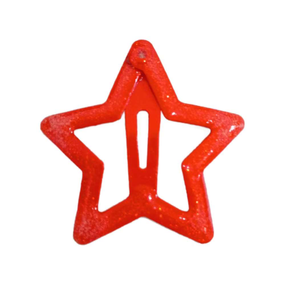 JEPIT BINTANG MIX WARNA | hair clips jepitan rambut motif bintang isi 100 pcs isi 50 pcs  pcs untuk anaK-anak & remaja jepit bintang gliter jepit bintang polkadot volly set 1 y2k aksesoris douyin