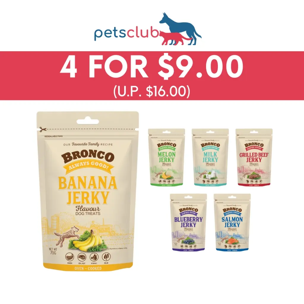 *PROMO* Bronco - Jerky Dog Treat / Snack 70g, Available in 6 Flavors