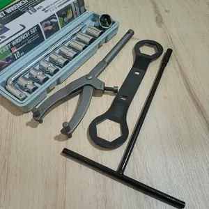 PAKET KOMPLIT Treker CVT + Kunci 39x41 MM + Kunci T 8 MM + Socket Wrench Set 10 Pcs 8-24 MM/ PAKET TAHANAN KOPLING LENGKAP