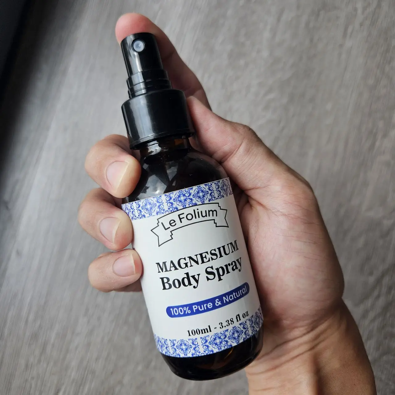 Le Folium Magnesium Body Spray 100ml - 100% Pure & Natural Mist Spray