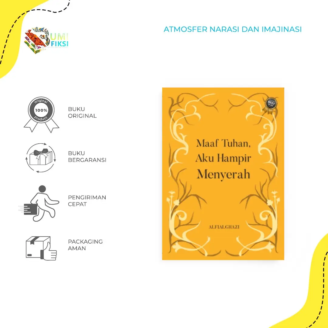 Buku Bacaan Maaf Tuhan Aku Hampir Menyerah - New Cover - Penerbit Magenta Media - Bumi Fiksi