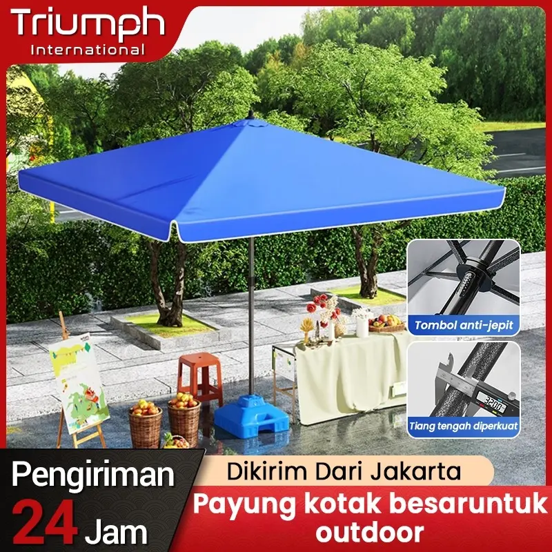 Tenda Lipat 2.5x2.5m / 2x2m - Tenda Pasar Outdoor, Tenda Pameran, Tenda Usaha Dagang, Waterproof 420D, Praktis untuk Jualan