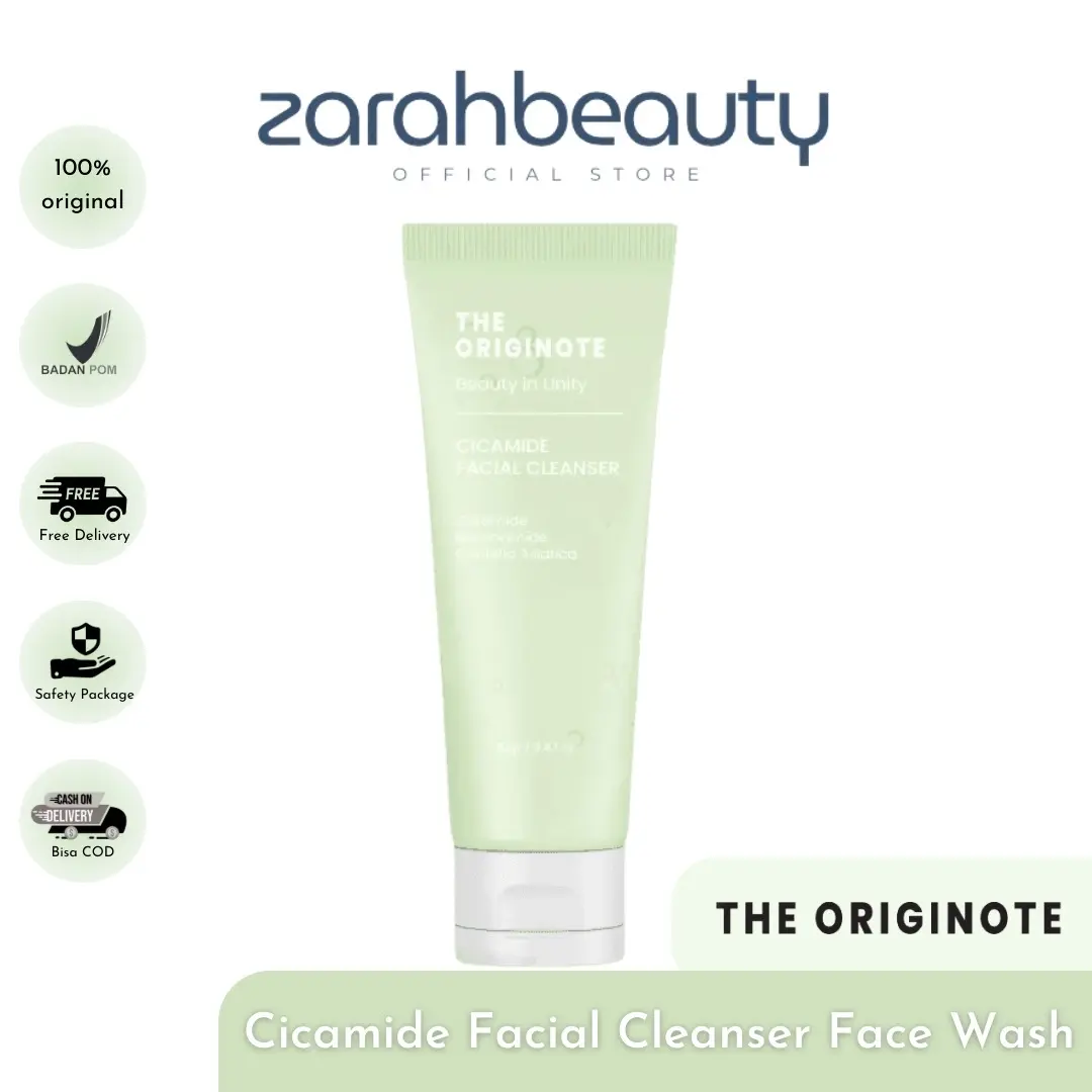 The Originote Face Wash Cicamide Facial Cleanser Sabun Cuci Muka Mencerahkan Melembabkan Membersihkan Muka