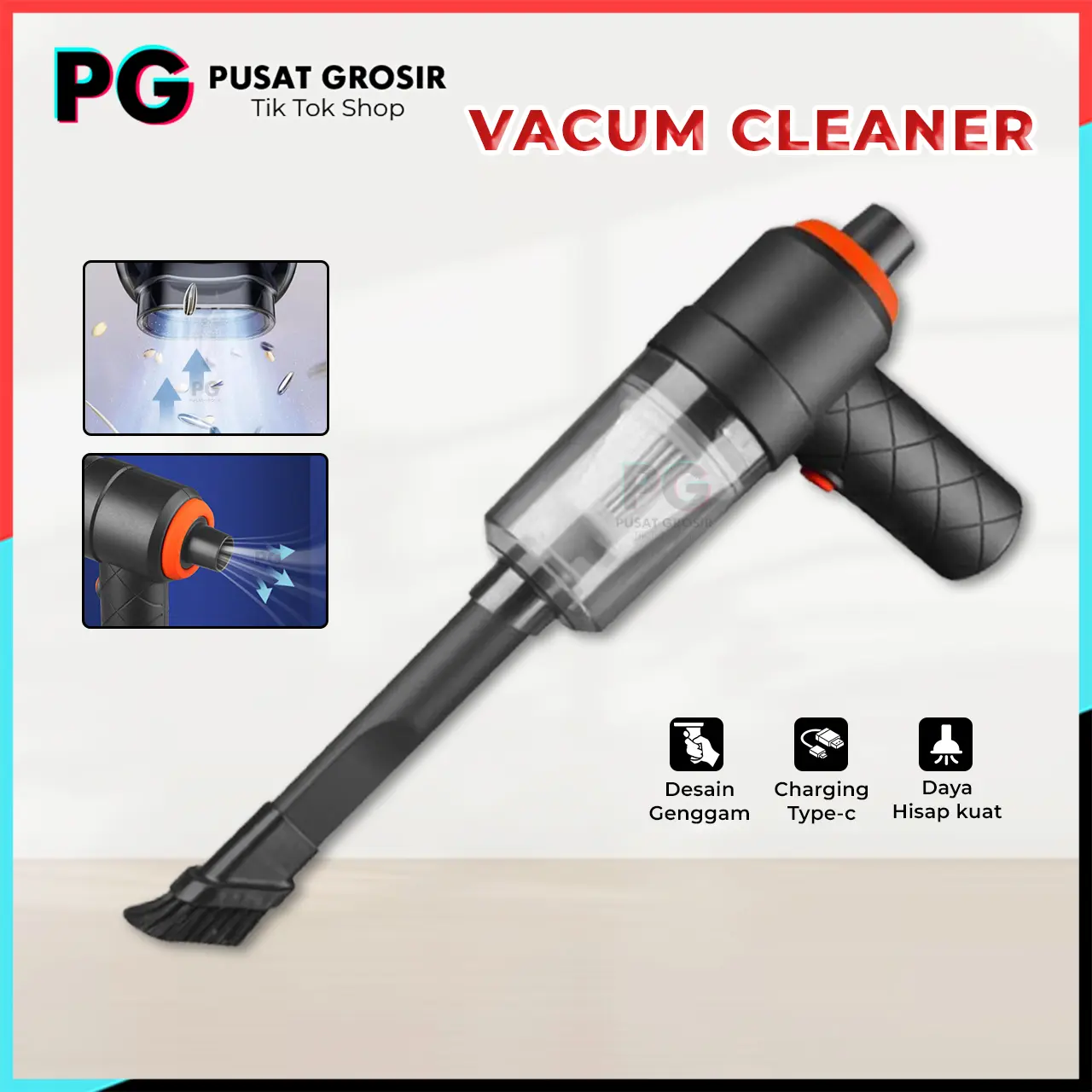 vacum cleaner portable alat penyedot debu mobil pembersih rumah vacuum vakum kliner mini