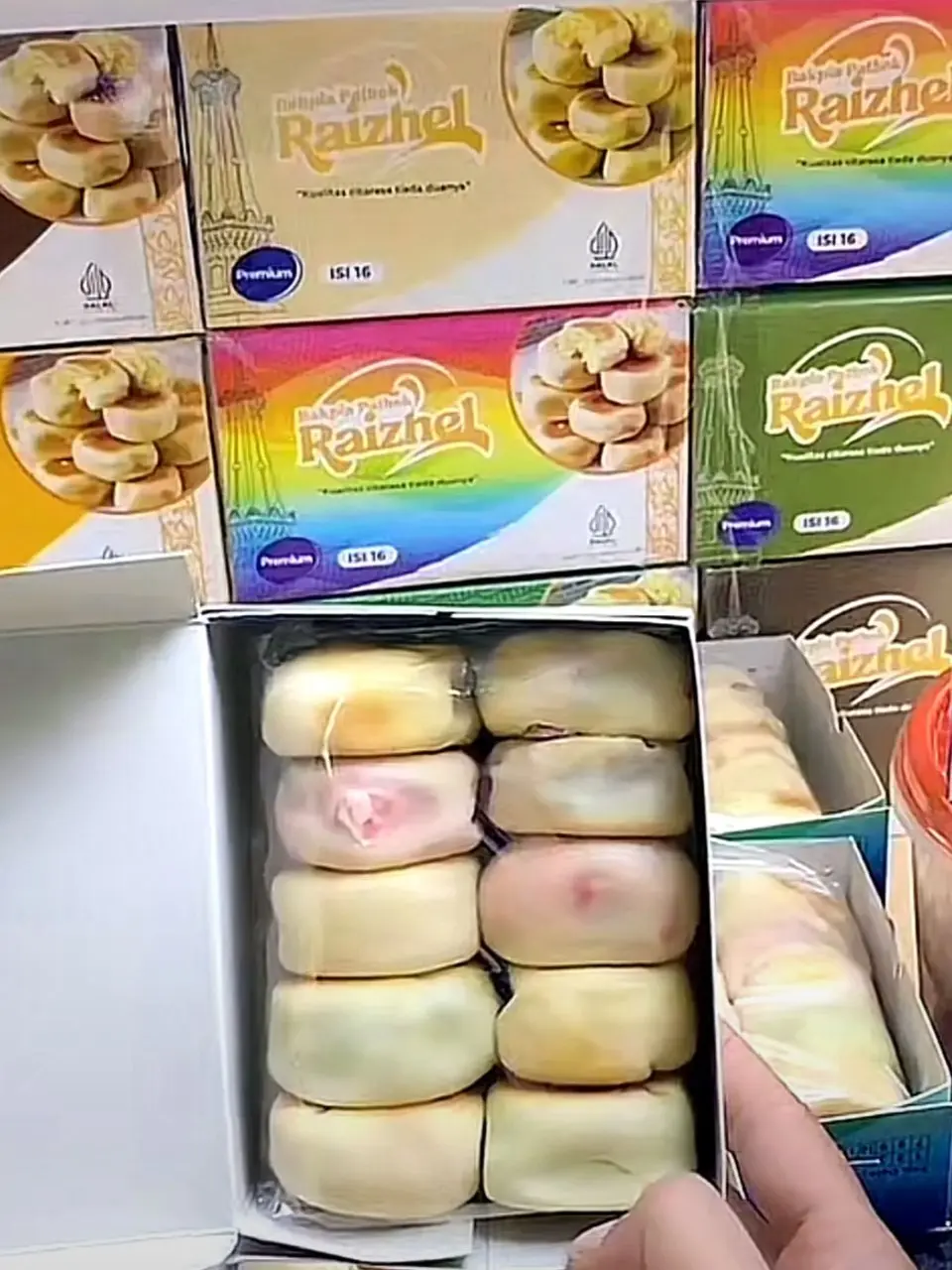 SATUAN BAKPIA PAHTOK RAIZHEL ISI 10 BAKPIA KERING Food