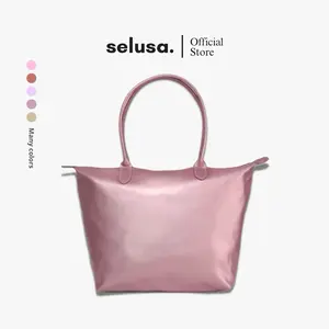 SELUSA AMBER NYLON TOTEBAG Water Splash | Tas Bahu Tas Jinjing Nilon Wanita