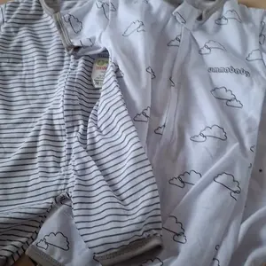 ummababyshop 3 pcs Romper Bayi Segiempat Jumper Segi Empat Baju Bayi Perempuan Laki Laki Set Newborn Perlengkapan Bayi Baru Lahir Jumpsuit 0-6 bulan Kancing