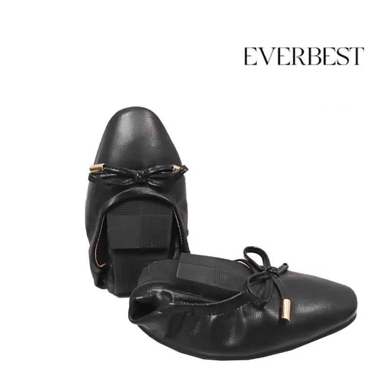 Everbest Women Shoes - LY2229 Minimalist Design Foldable Flat Shoes