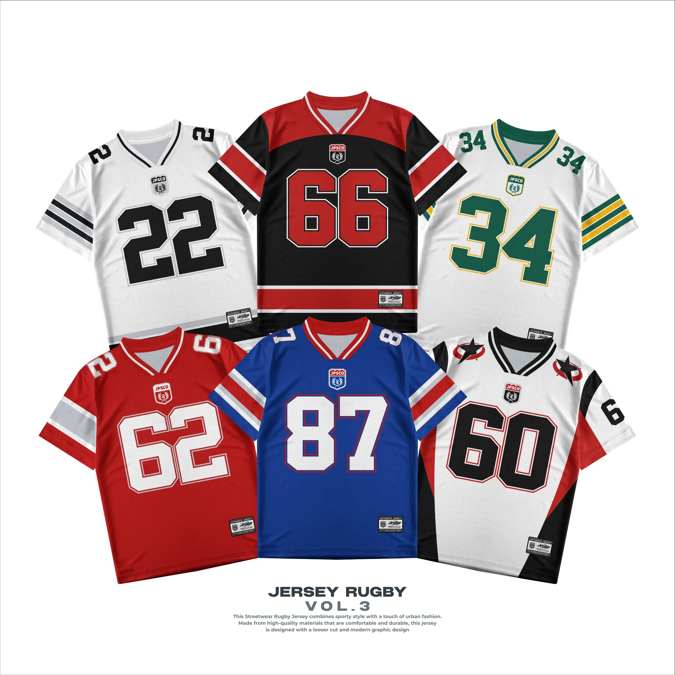 Jersey Hockey Vintage Kece Streetwear Retro Sport Baju - Bahan Dri-Fit Milano