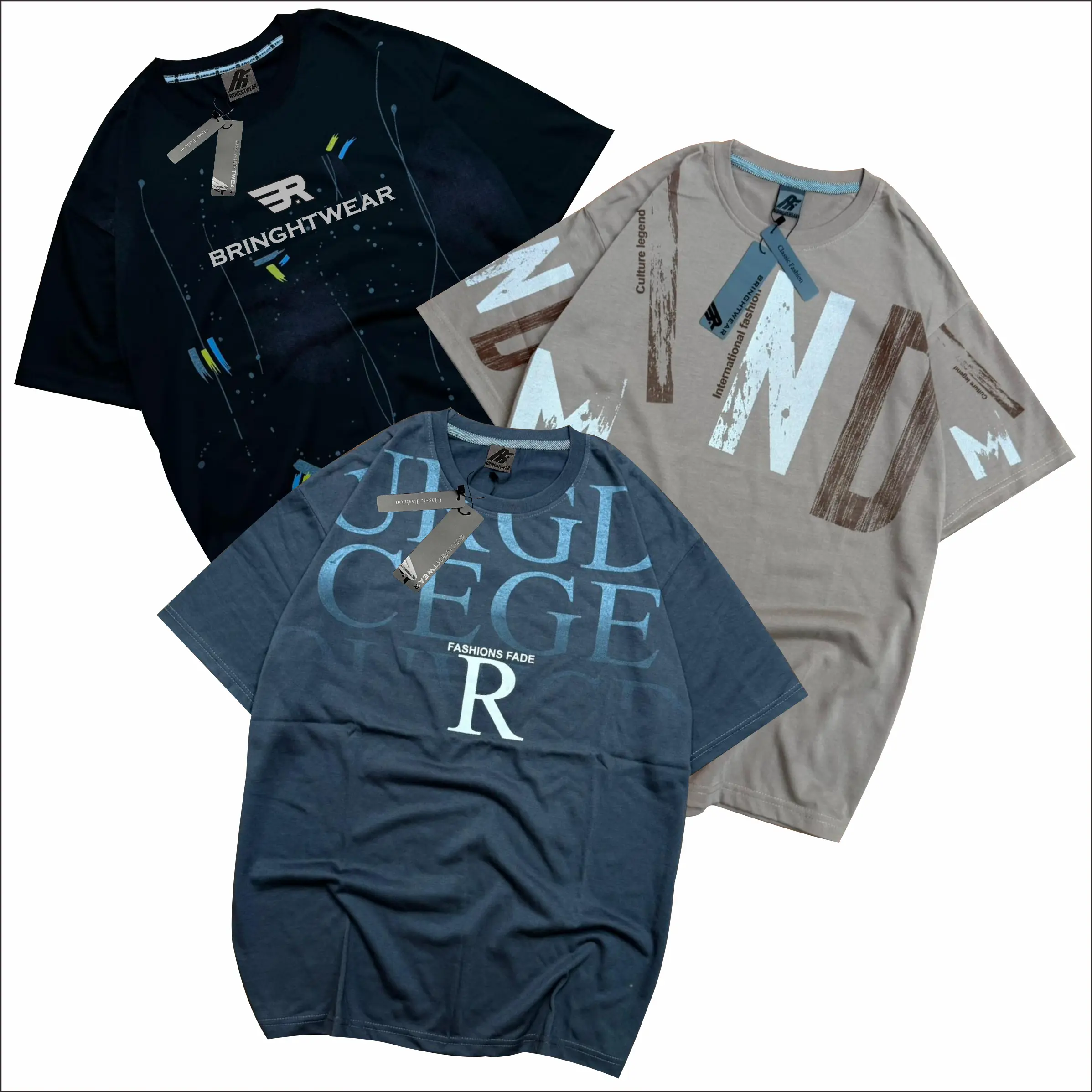 PROMO EXTRA 3+1 Kaos DAN 1 TUMBLER Distro Simpel Fashion Pria Wanita Size M-XXL Motif Oblong Pendek Bahan Katun Nyaman Santai T-Shirt Sablon Combed Keren Variasi Bulat Atasan Polos untuk Dewasa - Panjang