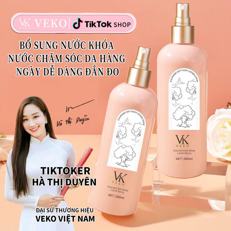 Sữa Dưỡng Thể Hương Nước Hoa Clearand Soft Body Lotion Spray 260ml - Làm Sáng Da Cấp Ẩm, Làm Đều Màu Da, Lưu Hương Lâu - Nữ