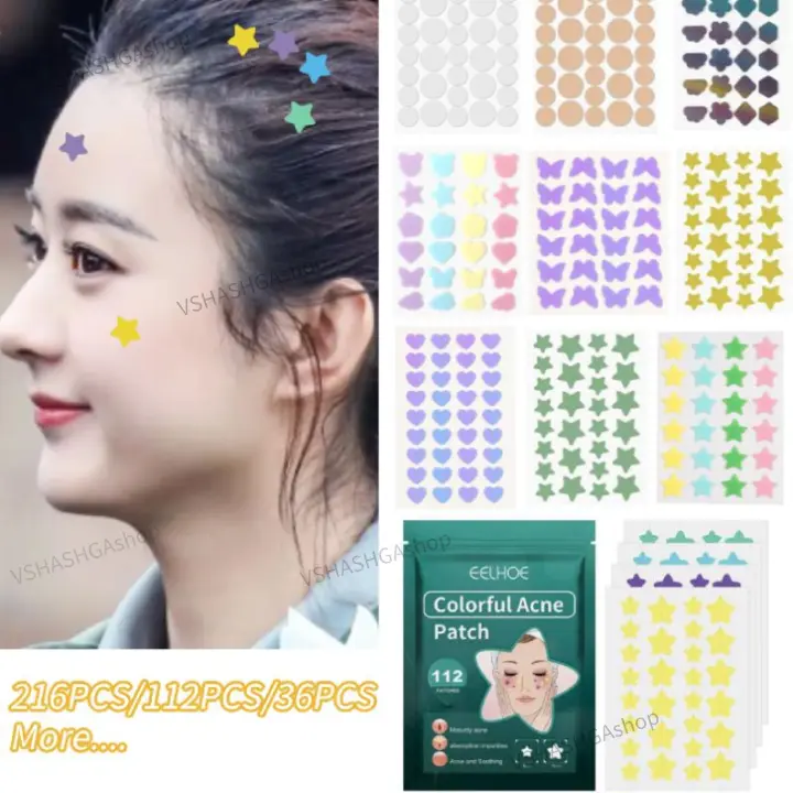216PCS/112PCS/36pcs Laser Butterfly Acne Patch Invisible Acne Pimple Cover Patch