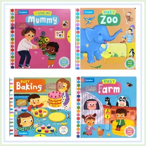 [Celito] Campbell Busy Book Push Pull Slide / Campbell Hard Cover / Buku Campbell Anak