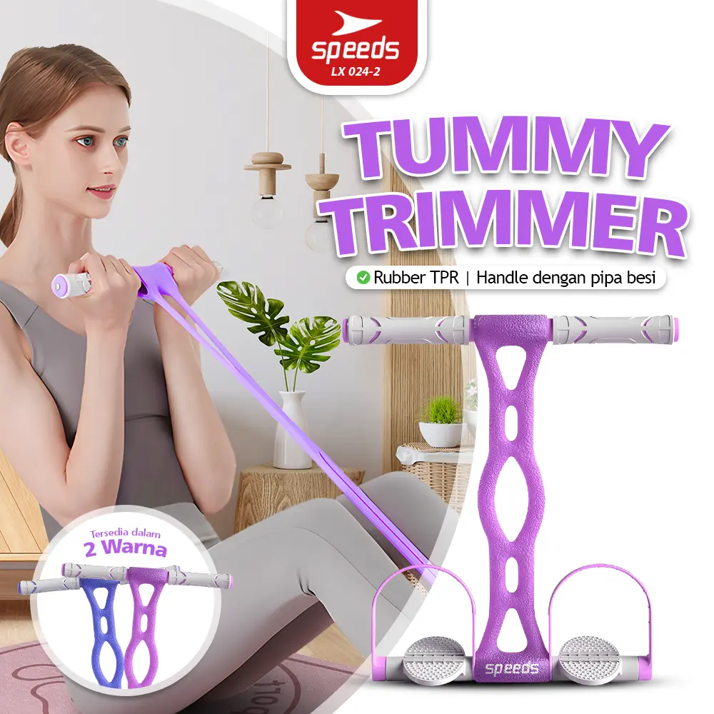 Speeds Tummy Trimmer Workout Alat Olahraga Gym Fitness Latihan Peninggi Badan Otot Perut 024-2