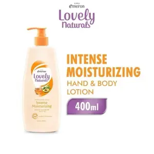 Emeron Lovely Naturals Intense Moisturizing Hand & Body Lotion 400ml - Perawatan Tangan & Tubuh