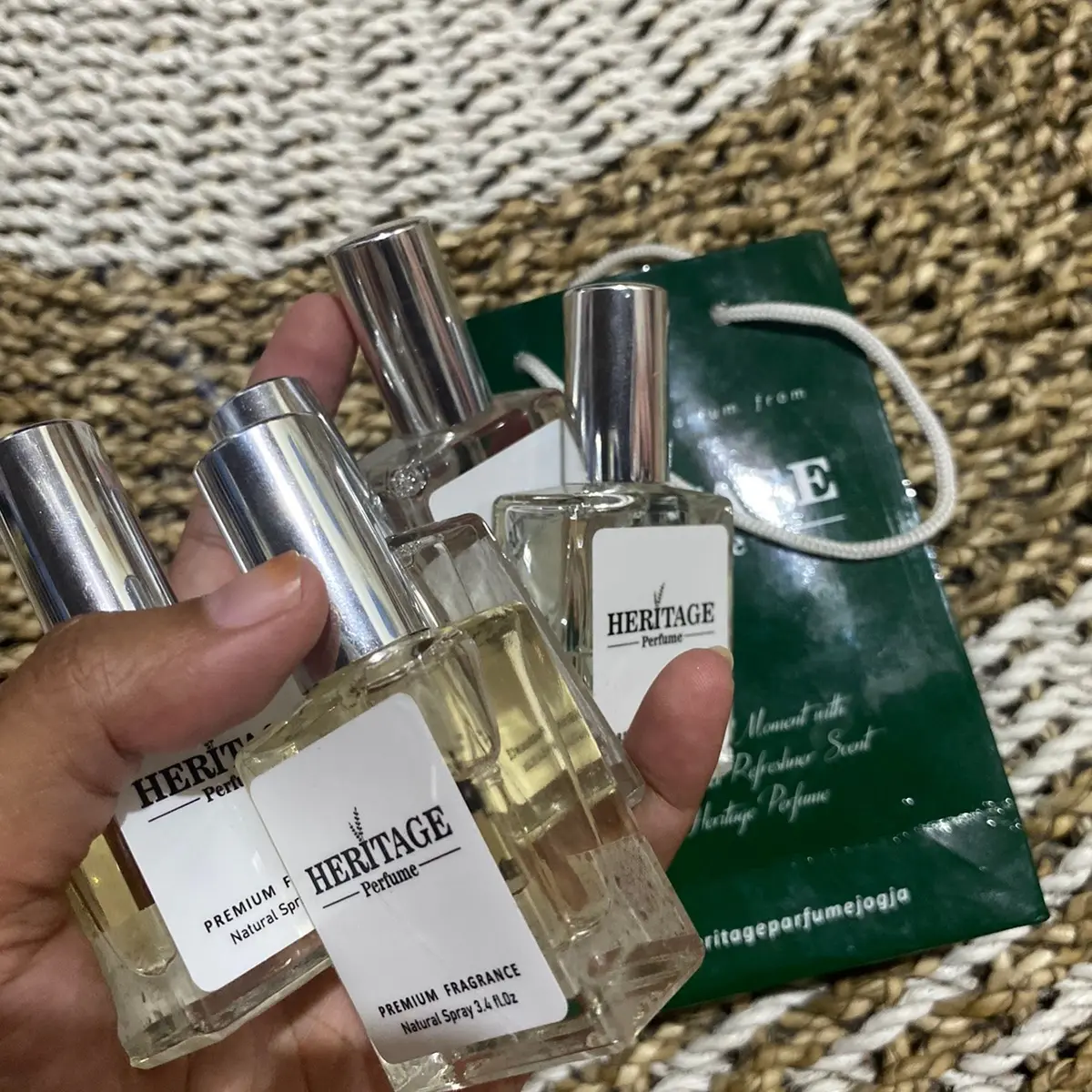 Parfum heritage promo 3 botol 50k 15ml Wangi