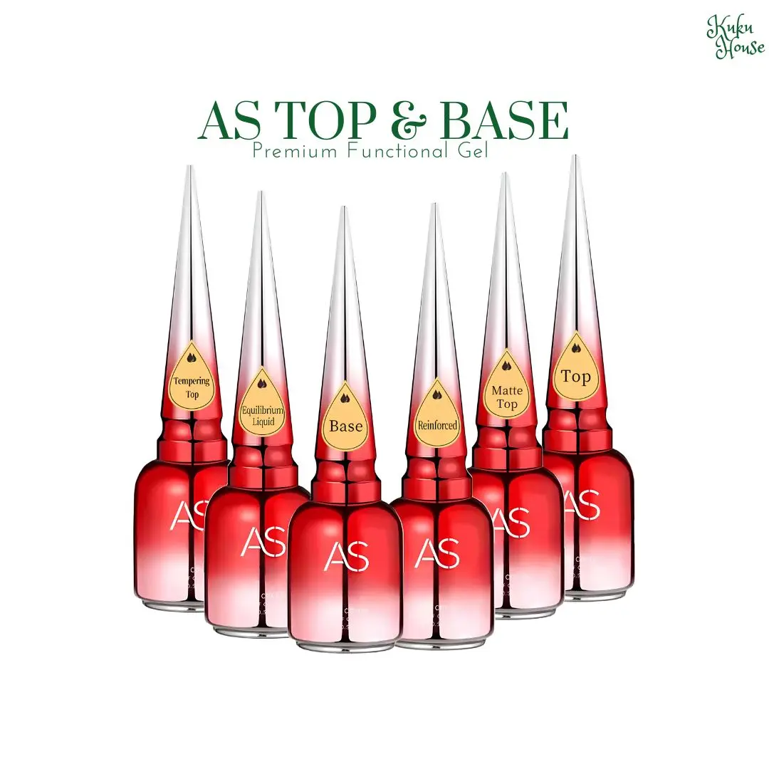 AS Base coat Top coat Nail Art / Russian Levelling / Matte Top coat Art Nail Polish Cat
