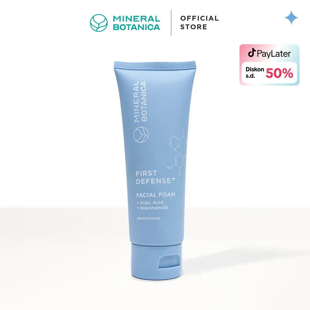Mineral Botanica First Defense Facial Foam 100g Wajah Mencerahkan