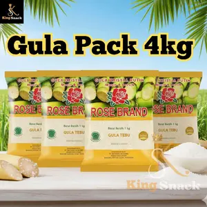(4Kg)Paket Gula Pasir Gula putih Rosebrand GMP Gulaku murah promo