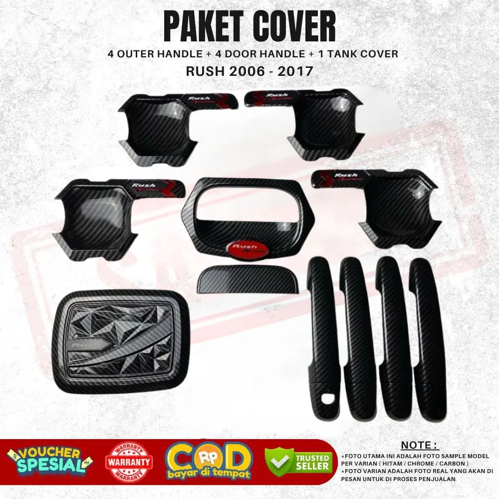 Rush 2006 - 2017  Paket Outer Handle Tank Cover Premium Quality-E14