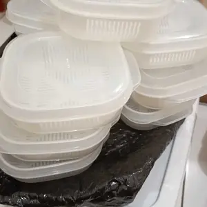 KOTAK PENYIMPANAN MAKANAN DENGAN SARINGAN FOOD STORAGE BAHAN BERKUALITAS ANTI PANAS DAN DINGIN