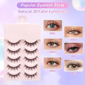 MAGEFY Lash Like a Princess! 5 Pasang BuluMata Manga Look – Ekstensi 3D untuk Glowing Eyes 1464